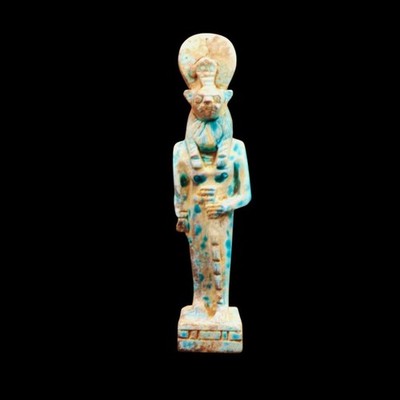 Antique Egyptian Stone Statue Lion-Headed Goddess Sekhmet ''Goddess of Healing''