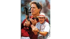 Nick Saban Alabama Crimson Tide Football Champions Head Coach Art Print 1AM3