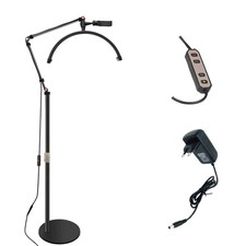 16 INCH LED Half Moon Lash Light Temperature 3000K-6000K Floor LED Ring Lamp for