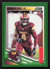 2025 Score Frankie Luvu Green #108 Card