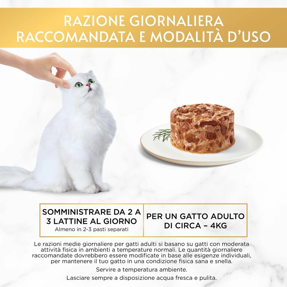 Purina Gold Doppeltes Vergnügen feucht Katze Rindfleisch und Huhn 24 Dosen à ... - Bild 4 von 4