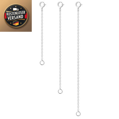 925 Sterling Silber Verlängerungskette Damen Kettenverlängerung