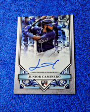 Junior Caminero Auto RC 2024 Bowman Sterling Rookie Autograph On Card #RA-JC 💙
