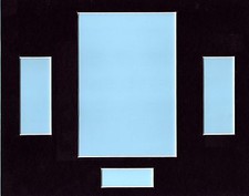 Film Cell Mounts 10"x 8" 2 strips of cells Portrait Picture F002