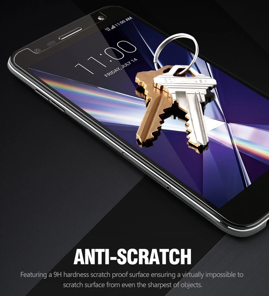 Protector Pantalla Para LG X [Dureza 9H] Cristal Templado Transparente Foto 3 de 4