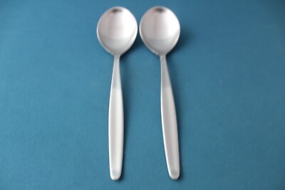 WMF Cromargan LAUREL Serving (2pc Set) Tablespoons Germany 7 5/8''
