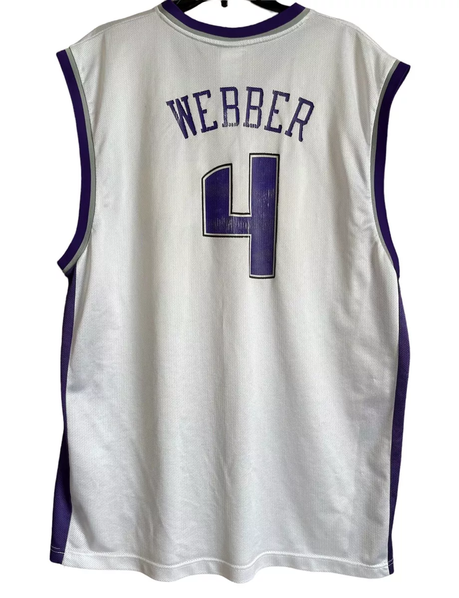 Vintage Nike Team NBA Sacramento Kings Chris Webber Purple Jersey