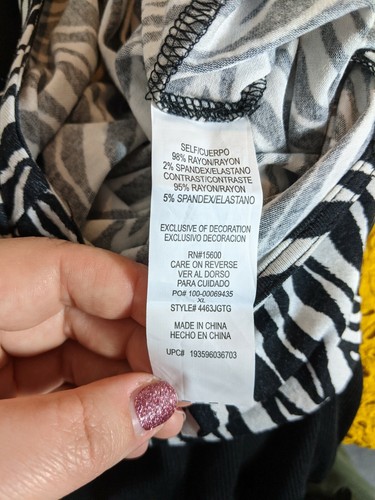 Takara Girls Black White Zebra Print Short Bow Sleeve Jumpsuit Sz XL NEW NWT - Picture 7 of 9