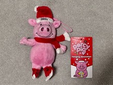 M&S Percy Pig｜Percy Christmas Hanging Decoration｜14 cm｜Soft Toy Plush｜Brand New