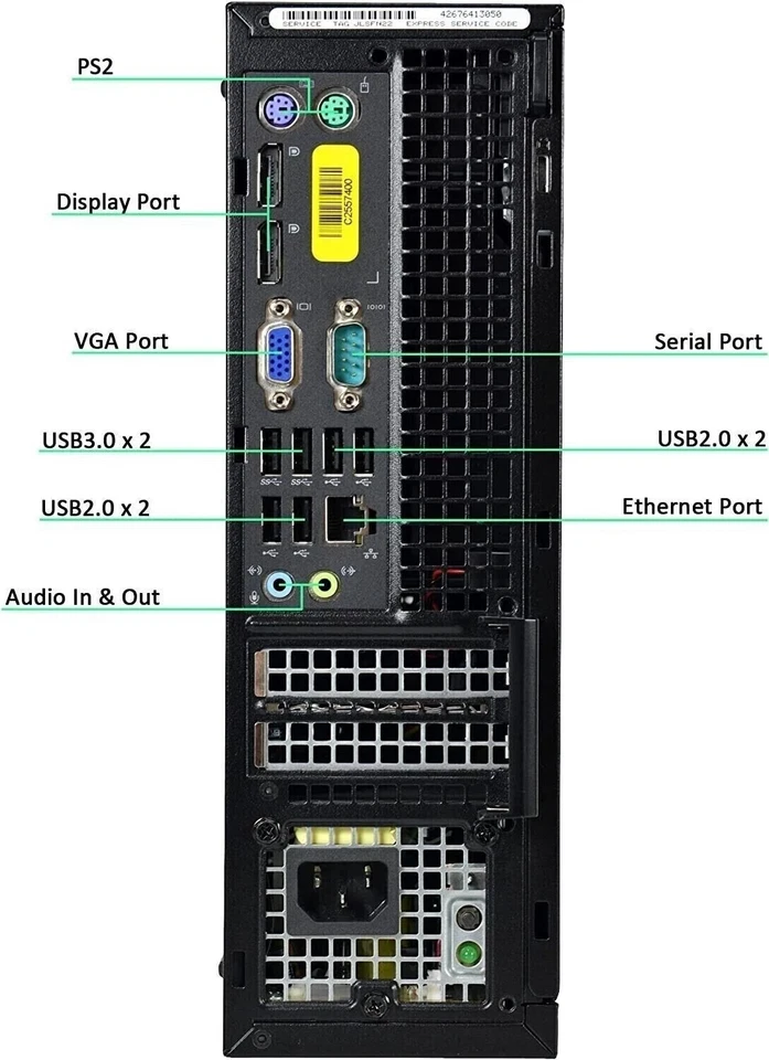 Dell OptiPlex 9020 SFF Core i7 32GB Ram 1TB SSD WiFi Windows 11 Computer Desktop - Image 2 of 4