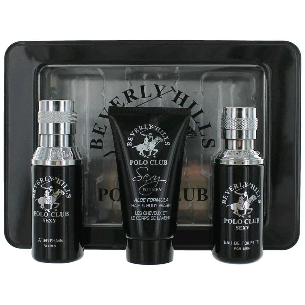 ❤️MEN Polo Club BEVERLY HILL ❤️Men's Cologne ❤️1-3-4-5 Pack Gift Sets  CHOOSE box