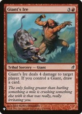 GIANT'S IRE x4 mtg NM The List 4 Common