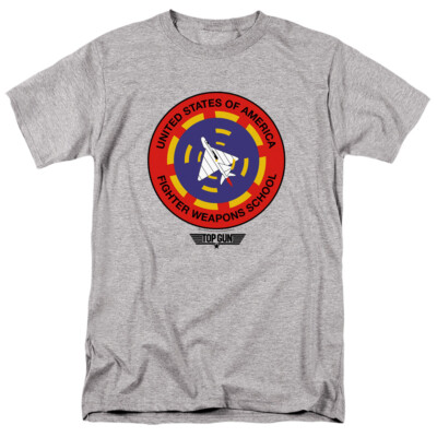 Top Gun Fighter Weapons School Logo Men's T-Shirt S-5XL Officially Licensed Tee