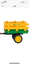 John Deere Child's Stake-Side Trailer by peg perego made USA new unopened fasbox