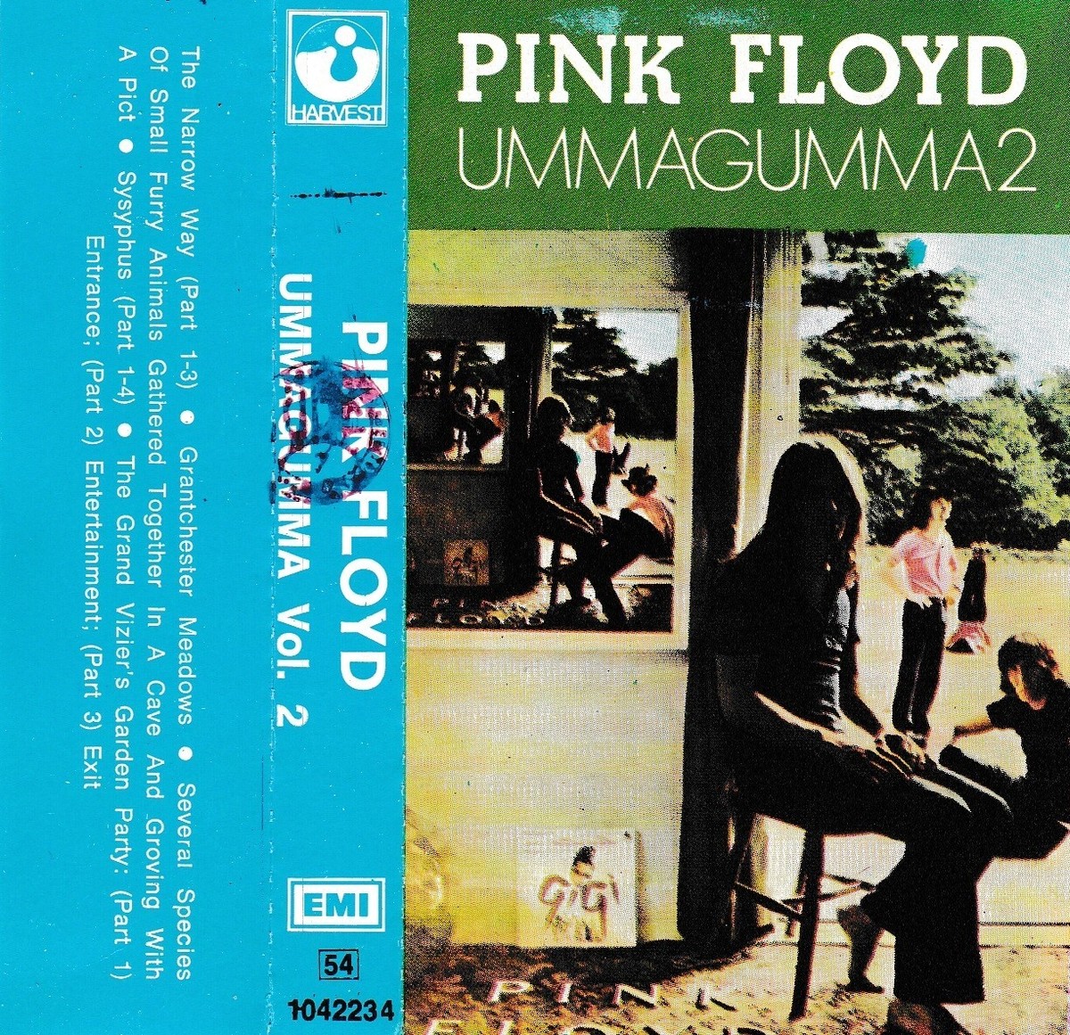 PINK FLOYD - Ummagumma - 2 x Cassette,Tape,MC,K7 - 1969 Italy