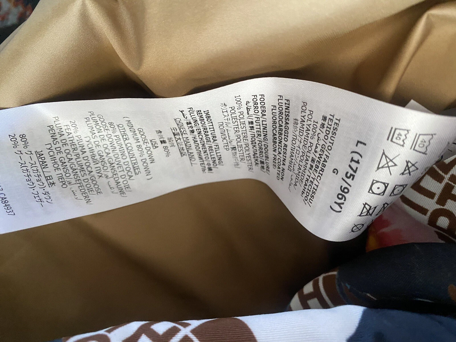 ESAURITO GUCCI X THE NORTH FACE TNF PUFFER JACKET CAPPOTTO GRANDE NUOVO CON BUSTA SCONTRINO