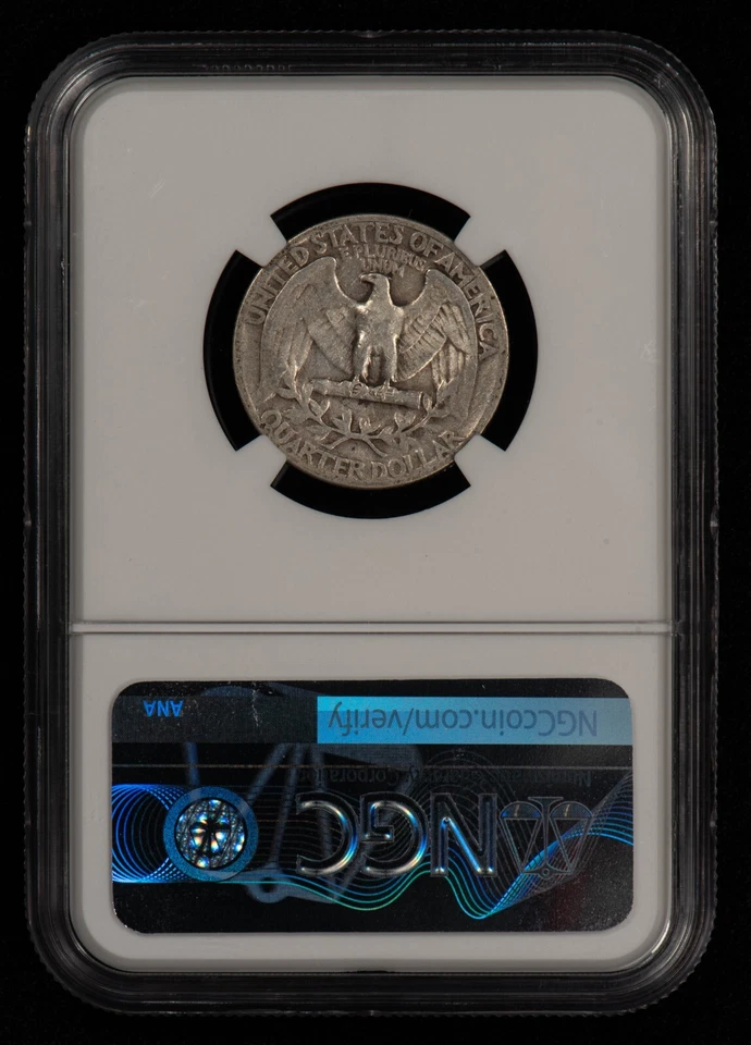 1941 DDO 25c Silver Washington Quarter - FS-102 - NGC VF Dets - SKU-X5814 - Image 3 of 4