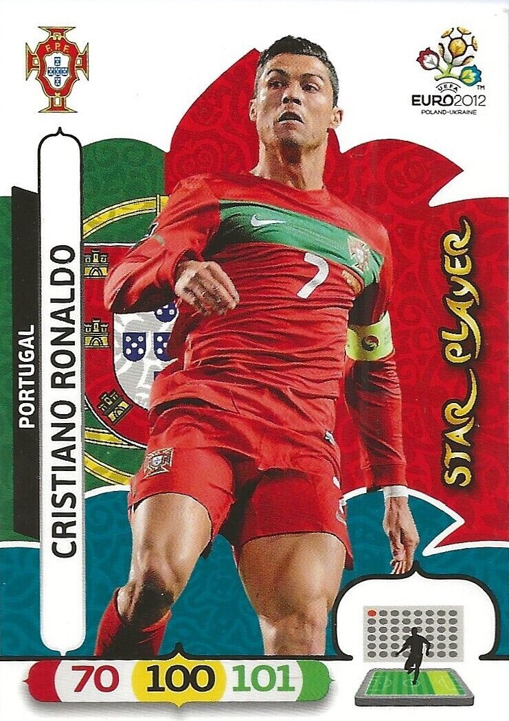 その他 2012 PANINI UEFA CRISTIANO RONALDO PSA10 Panini Card Cristiano Ronaldo Top-Master Adrenalyn XL EURO