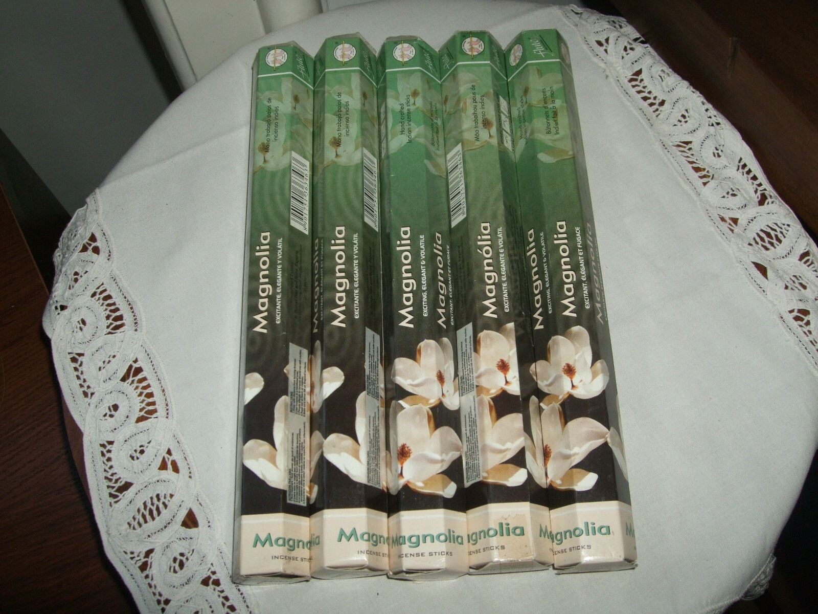 5 Astucci Incenso Magnolia Ranga Rao - 100 Sticks per Yoga e Zen
