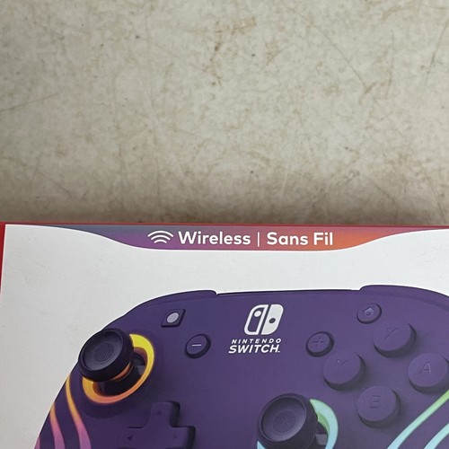 PDP AFTERGLOW WAVE Rechargeable RGB Wireless Controller for Nintendo Switch - Picture 9 of 10