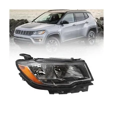 Headlights Assembly Fit for 2017-2021 Jeep Compass OE Factory Style Headlight...