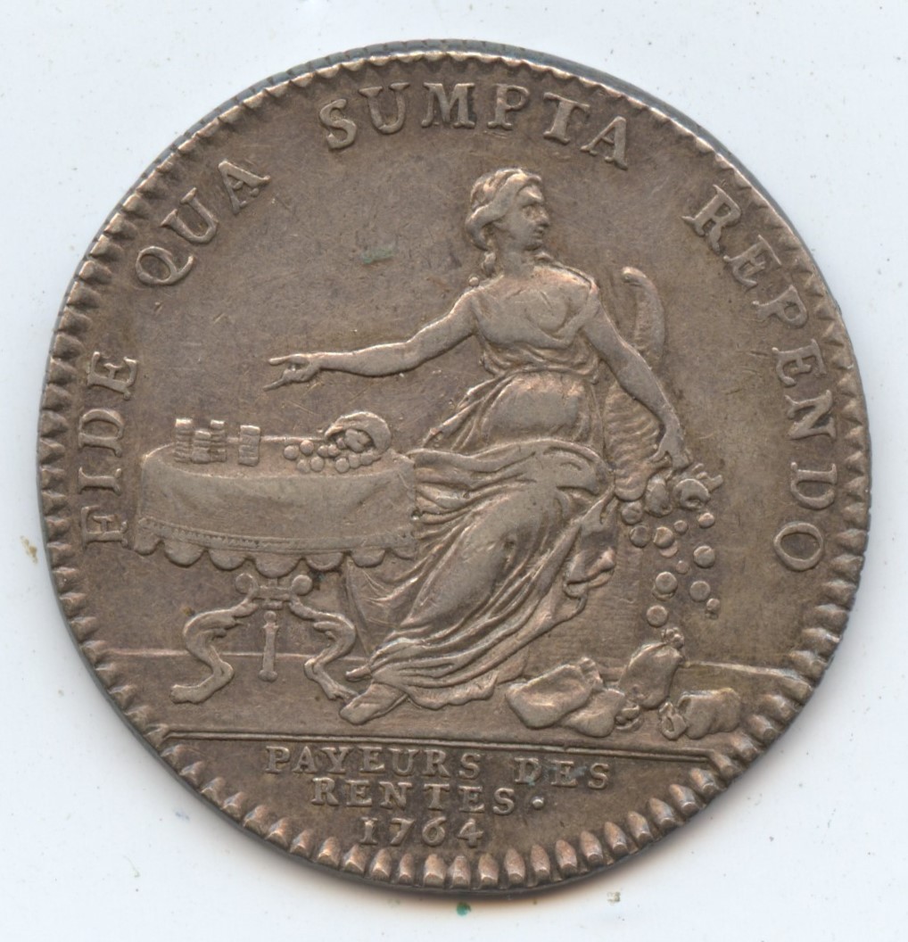 France Louis XV 1764 Silver Medal (#947) Jeton? | eBay