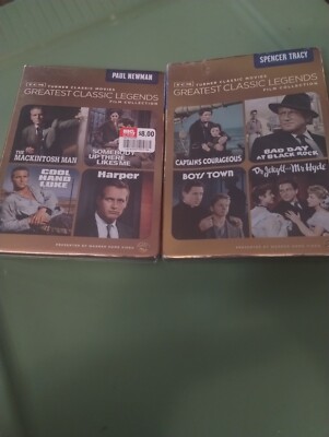 BRAND NEW! TCM Greatest Classic Legends Spencer Tracy DVD 4 Movies Bundle