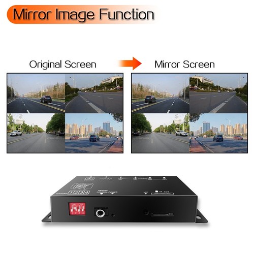 Mini 4Ch 720P HD Mobile DVR SD Card Video Recorder for AHD CCTV Security Cameras - Picture 5 of 7