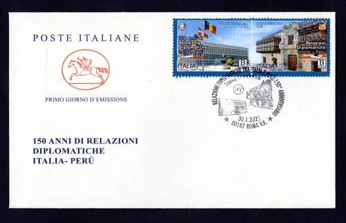 Italy 2025 : Italy - Peru - FDC "Cavallino" / 1st day of issue