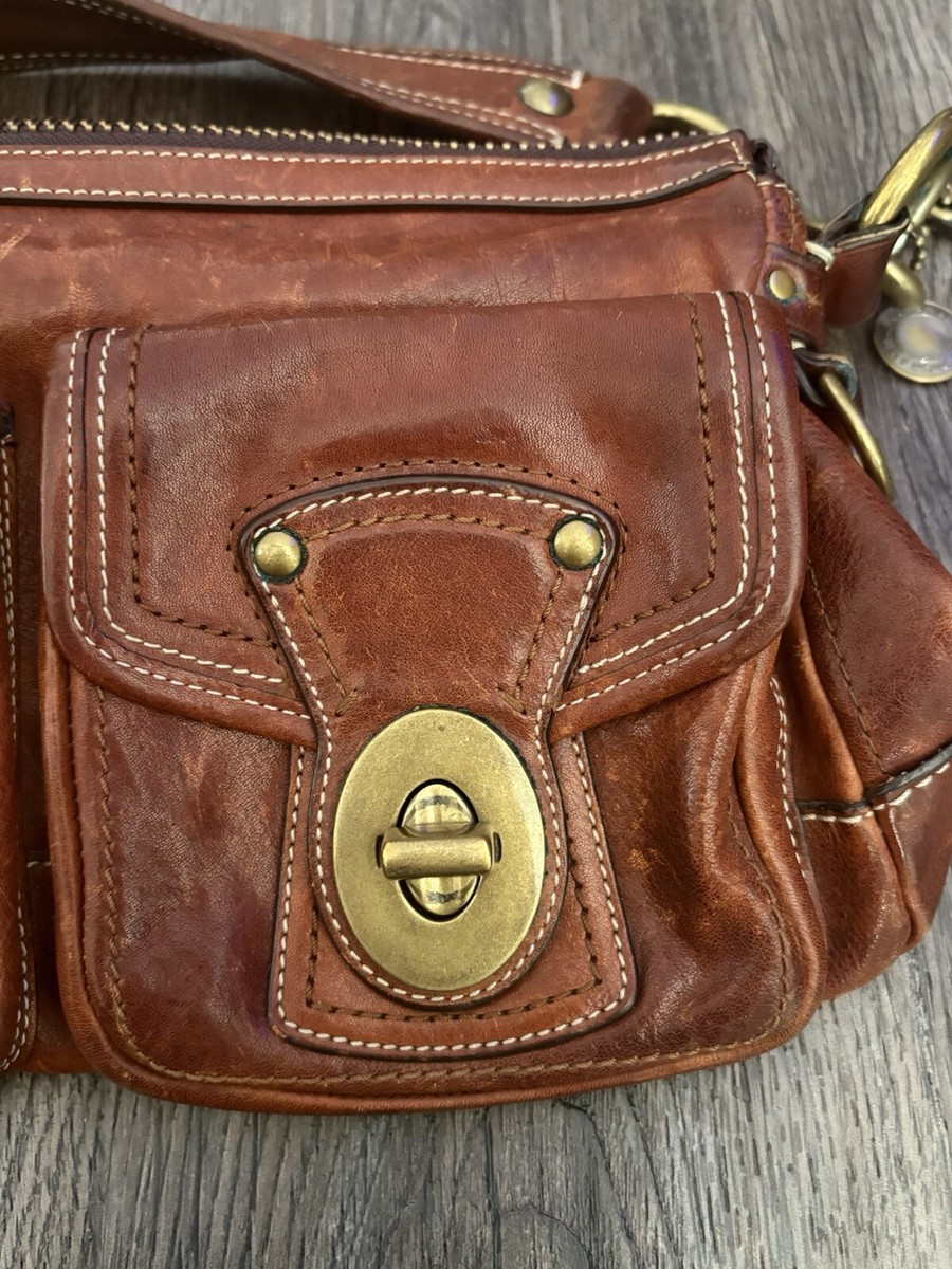Vintage Leather Coach Legacy 65th Anniversary Y2K COGNAC Vintage Leather Coach Legacy 65th Anniversary Y2K COGNAC