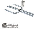06-18 Dodge Charger 5.7L V8 2.5" Dual Exhaust Kit No Muffler SW Tip Rear Exit