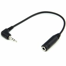 Image of 2.5mm Stereo Earphone Male to 3.5mm Female Socket Cable Lead Convertor Adapter