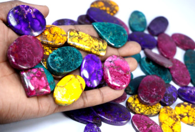 Turquoise 1000 Ct Natural Arizona Mix Color Mix Shape Untreated Gemstone Lot