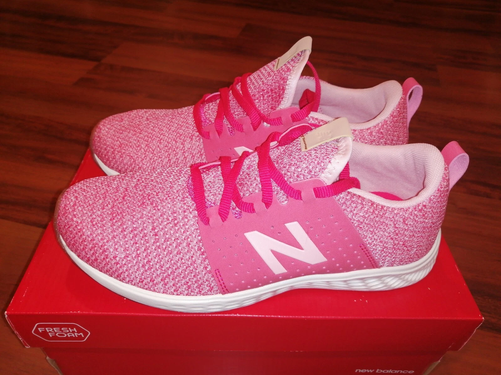 Scarpe da corsa sportive New Balance YPSPTLP Fresh Foam rosa taglia 6 5