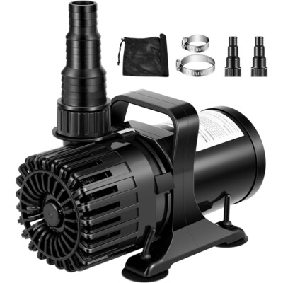 #ad Submersible Pond Pump 1600 3000GPH Quiet Waterfall Fountain Aquarium Fish Tank $58.96