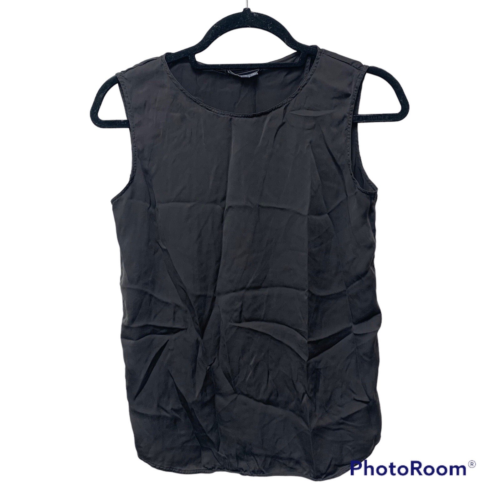 Vince 100% Silk Split Back Blouse - image 1