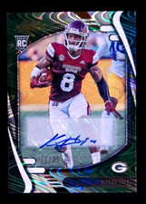 2021 Absolute Rookies Spectrum Green Signatures /25 Kylin Hill Rookie Auto RC