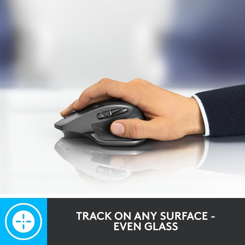 Logitech MX Master 2S Bluetooth Edition Advanced Wireless Mouse Black Original - Picture 8 of 11