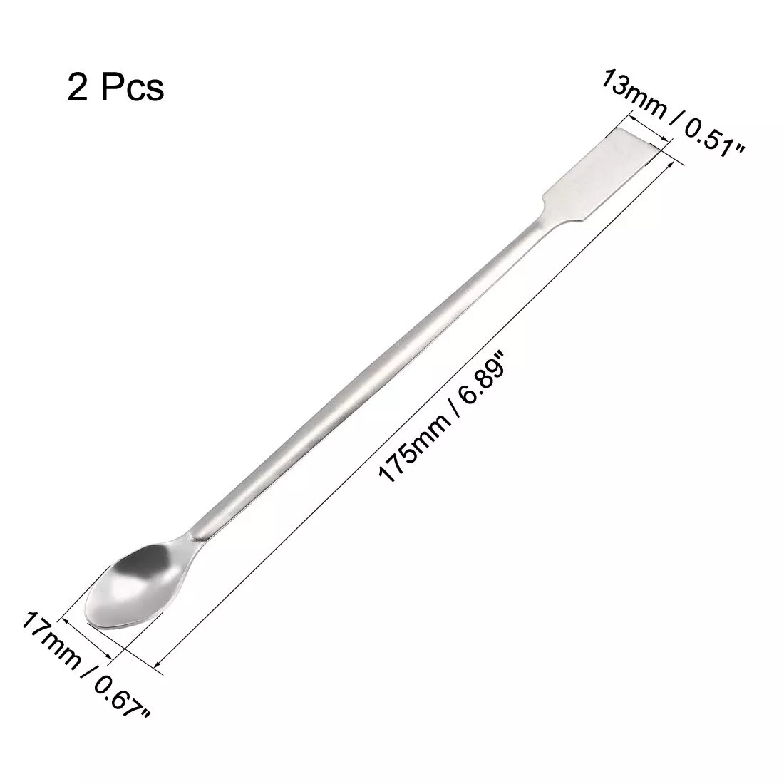 Stainless Steel Square Head Spoon Long Handle Stirring Spoons