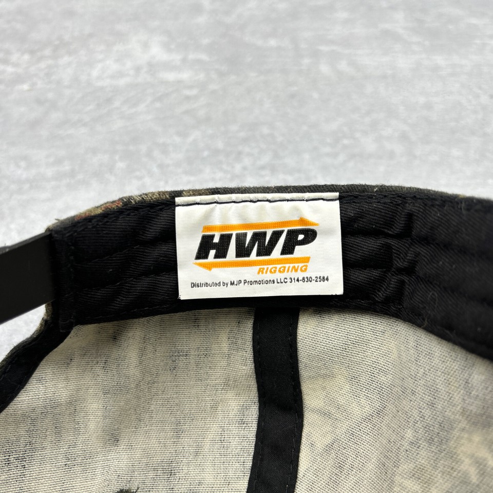 HWP Rigging Hat Baseball Ball Cap Adjustable SNAPBACK Mossy Oak Camo ...