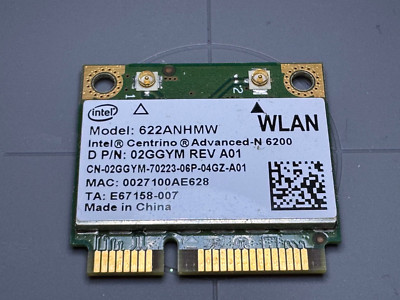 Intel Centrino Advanced-N 6200 Wifi Wireless Adapter 02GGYM für Dell Laptop