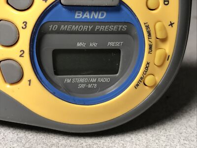Sony Sports Walkman AM/FM Radio Armband SRF-M78 Jogging Retro