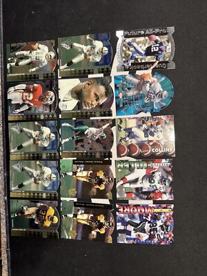 1994-99 Football Card Die-Cut Lot (180) Upper Deck Sp, SPx, Proline DC & More