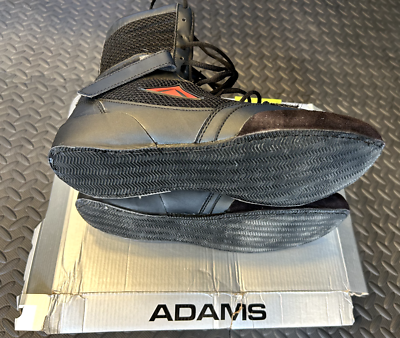 ADAMS V Trainer Boxing Shoes Black -New-Lightweight Power