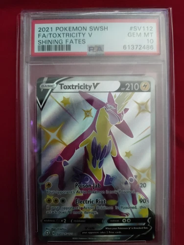 Pokémon TCG Toxtricity V #SV112, PSA 10 GEM Mint