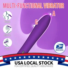 Women Mini Powerful Bullet Shape 20 Speed Vibrating Neck Body Massage Personal