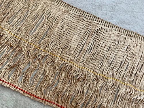 Brown Fringe 6" Lampshades Crafts Hobbies Pillows Sold by Yard - Picture 3 of 4
