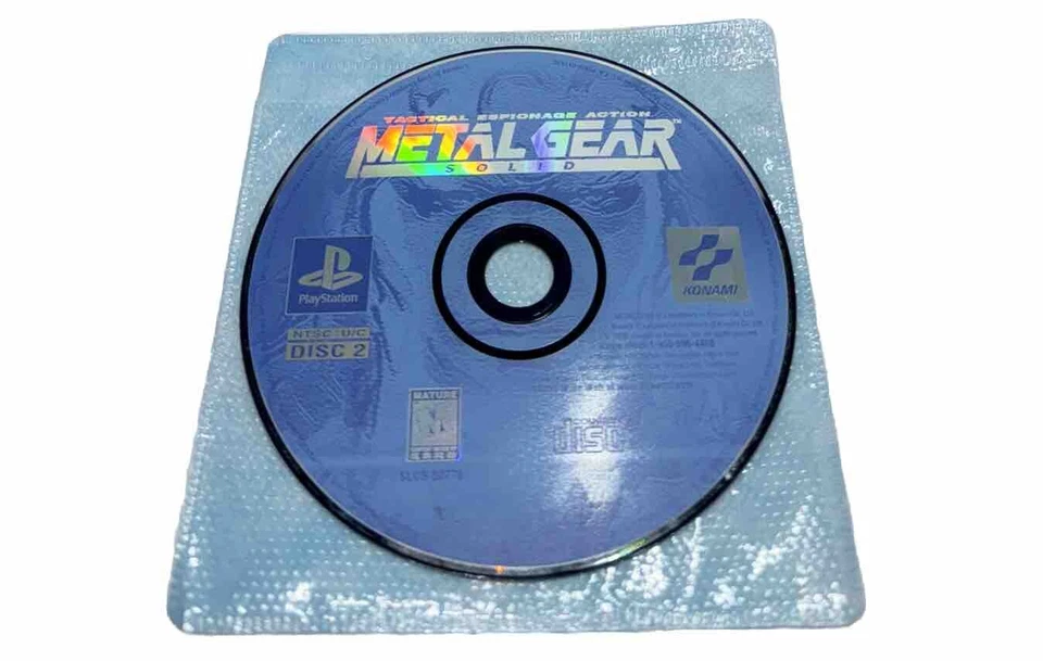 Metal Gear Solid Set 1 + 2 + VR Missions PS1 PS2 Discs w Manuals Reg. Card Read - Image 3 of 4