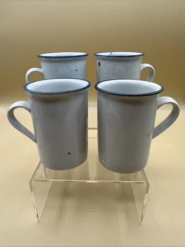 Set Of 4 Dansk Denmark Niels Refsgaard Espresso Cup Coffee Demitasse Speckled