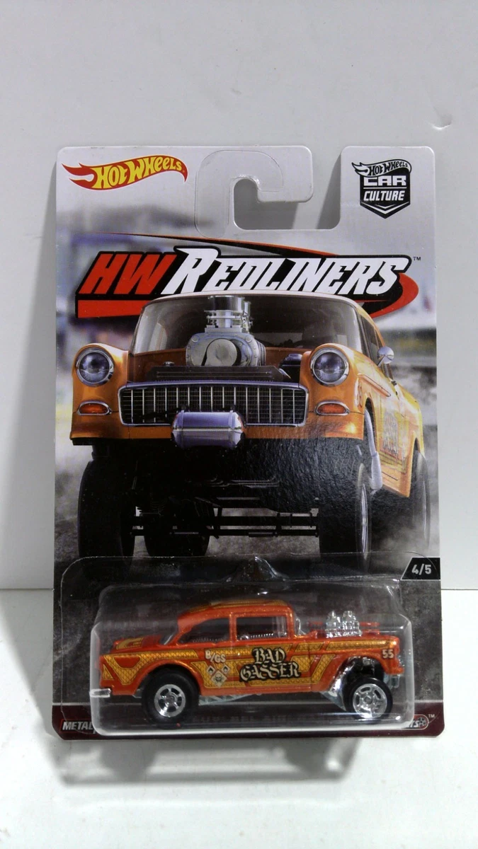 Hot Wheels RLC Mail-In '55 Chevy Bel Air Gasser, Edizione Limitata Collezionisti, Rossa